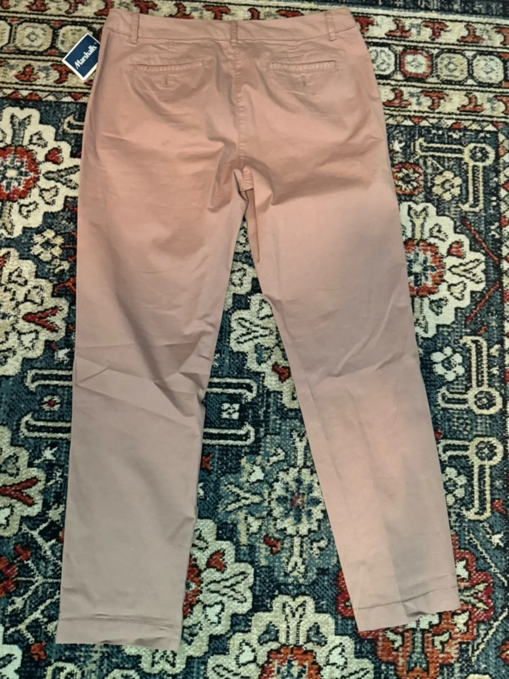 NWT Katherine Barclay Montreal Taupe Pink Lightweight Pants Size 8 - Picture 5 of 5